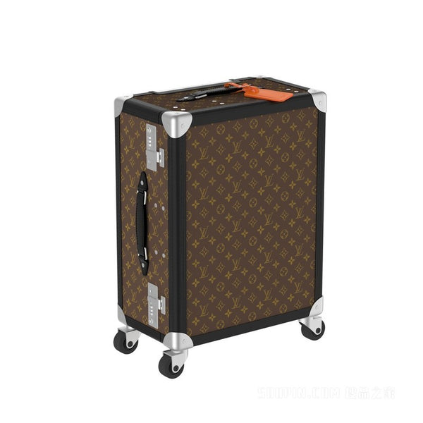 Louis Vuitton Suitcases Rolling Trunk Orange Monogram