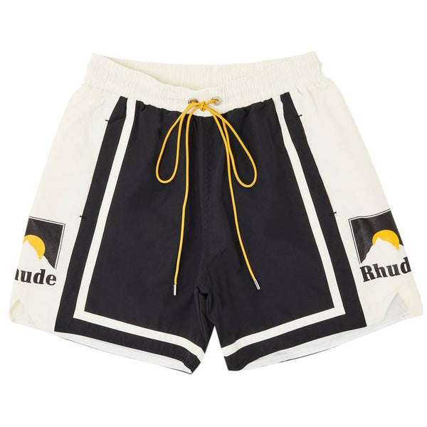 Short Rhude Moonlight « Noir/Ivoire »