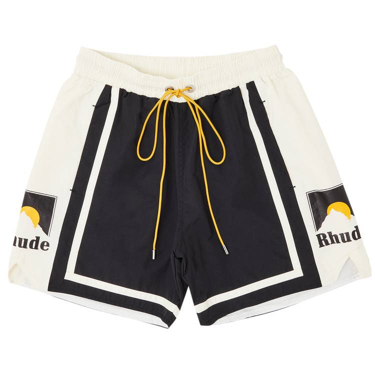 Short Rhude Moonlight « Noir/Ivoire »
