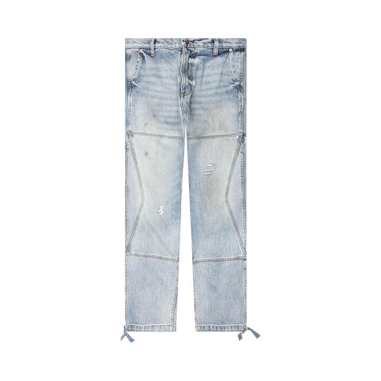 Pantalon en jean Rhude Reza à double genou « Indigo »