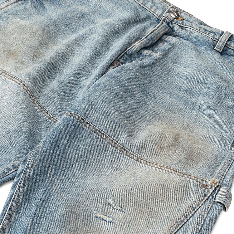 Pantalon en jean Rhude Reza à double genou « Indigo »