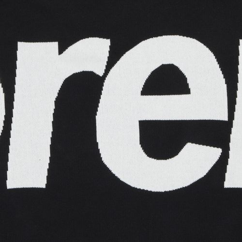 Sweat à capuche Supreme Big Logo Jacquard Noir 