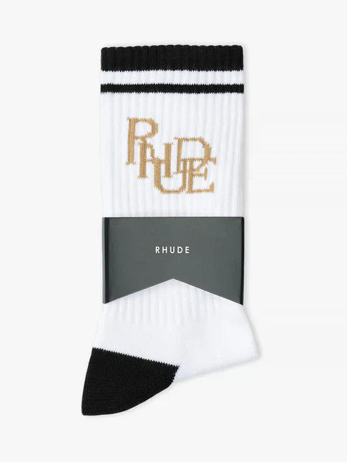 CHAUSSETTES AVEC LOGO GRIFFÉ RHUDE
