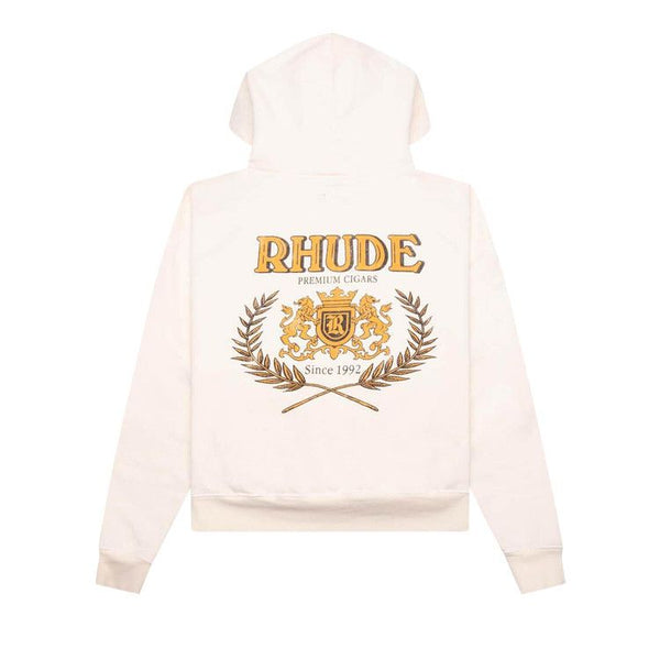 Sweat à capuche Rhude Cresta Cigar « Vintage White »
