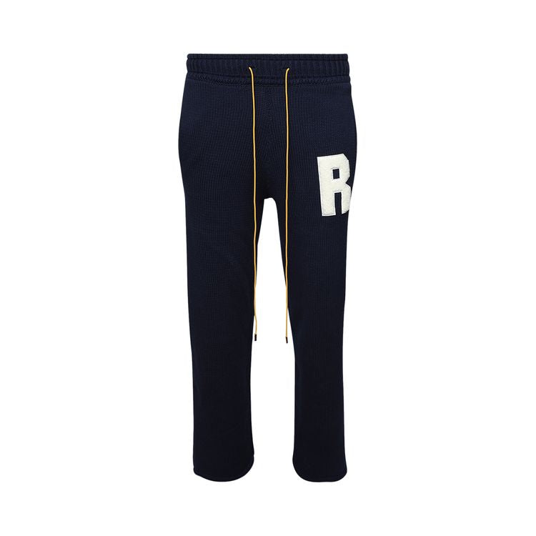 Pantalon en tricot Rhude Lightning « Bleu marine/blanc »