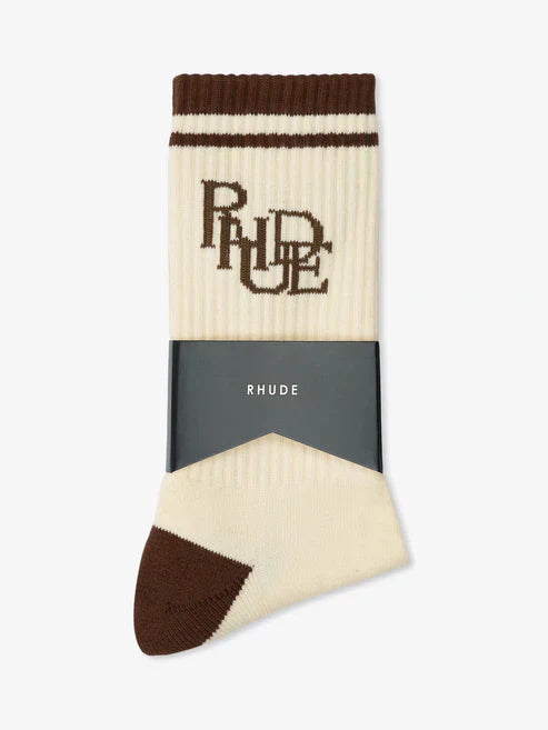 CHAUSSETTES AVEC LOGO GRIFFÉ RHUDE