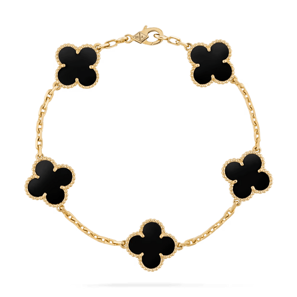 Bracelet Alhambra vintage, 5 motifs