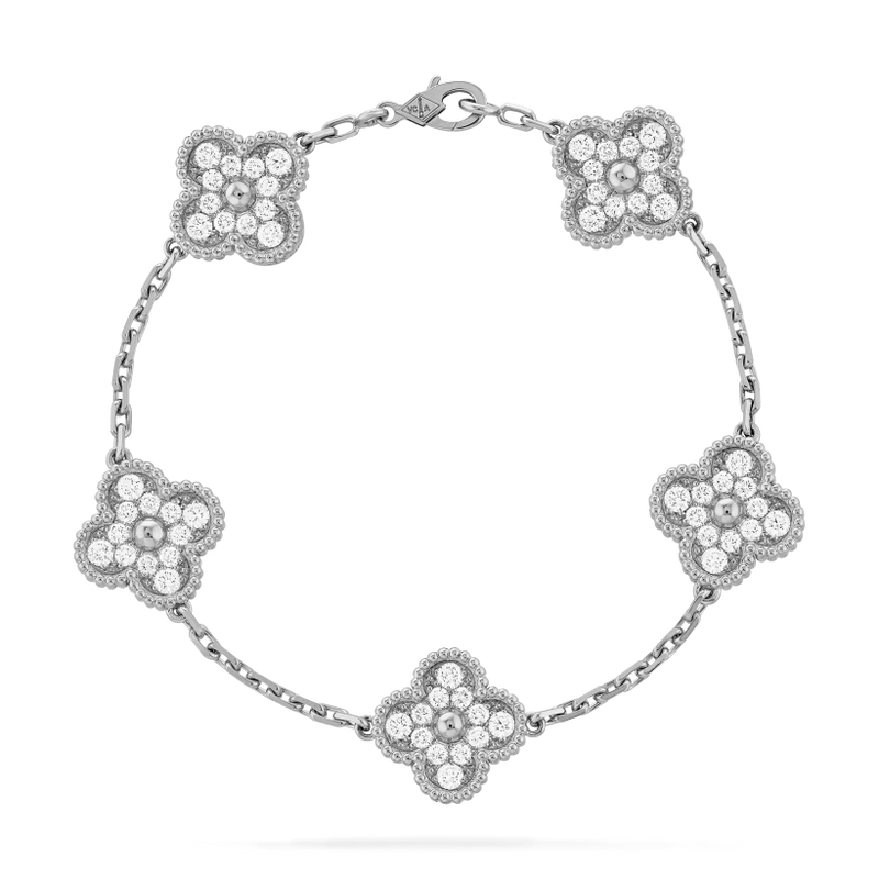 Bracelet Alhambra vintage, 5 motifs
