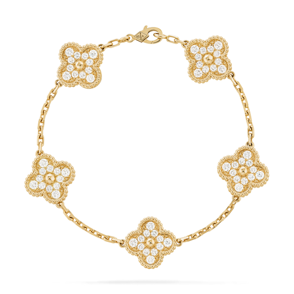 Bracelet Alhambra vintage, 5 motifs