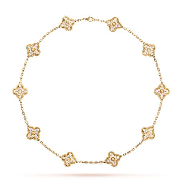 Collier Alhambra vintage, 10 motifs