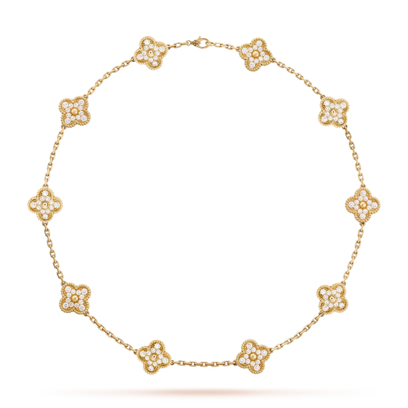 Collier Alhambra vintage, 10 motifs