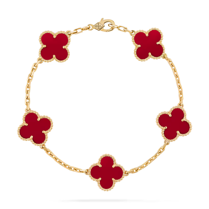 Bracelet Alhambra vintage, 5 motifs