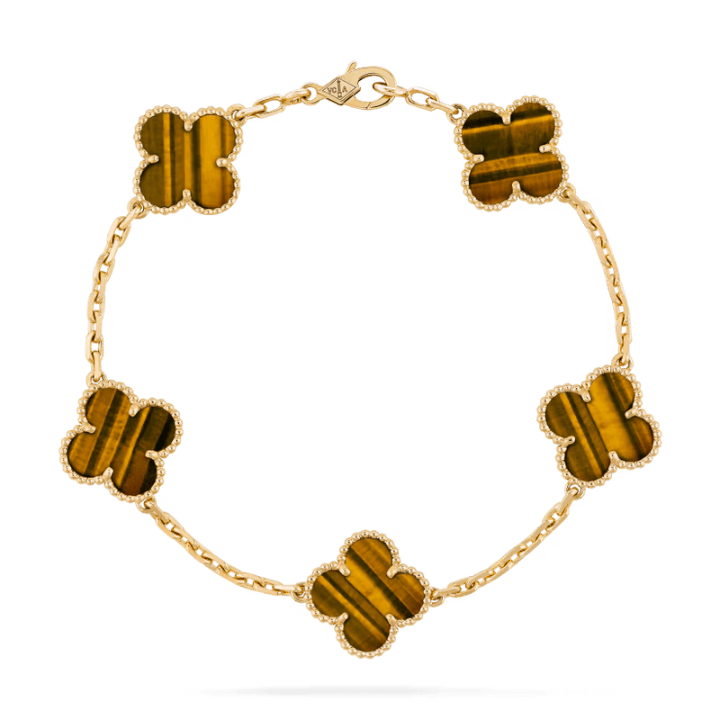 Bracelet Alhambra vintage, 5 motifs