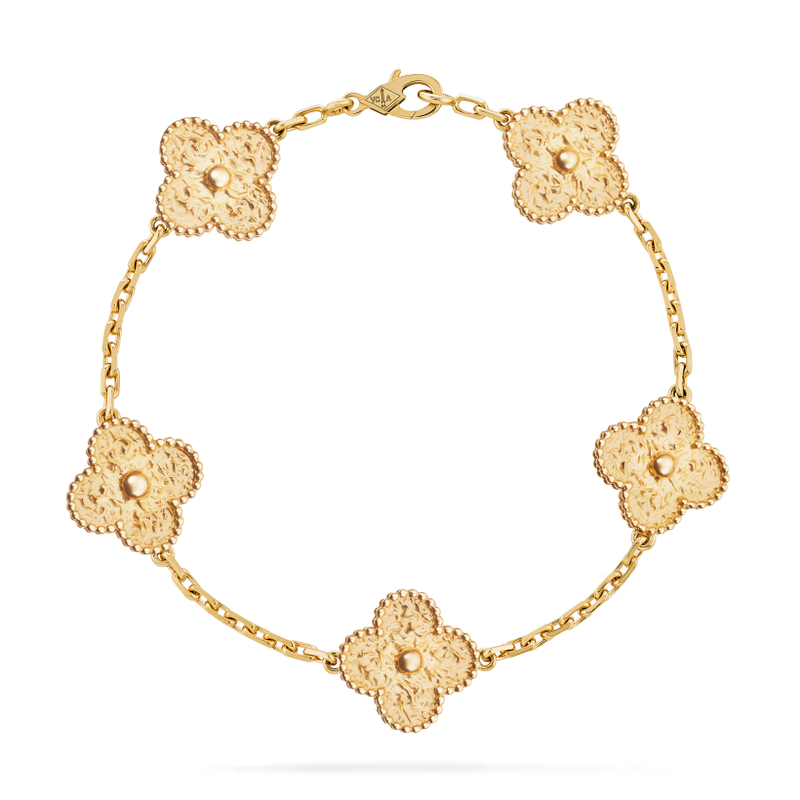 Bracelet Alhambra vintage, 5 motifs