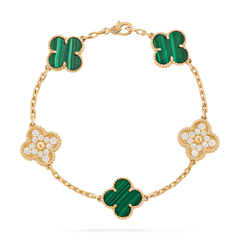 Vintage Alhambra Armband, 5 Motive