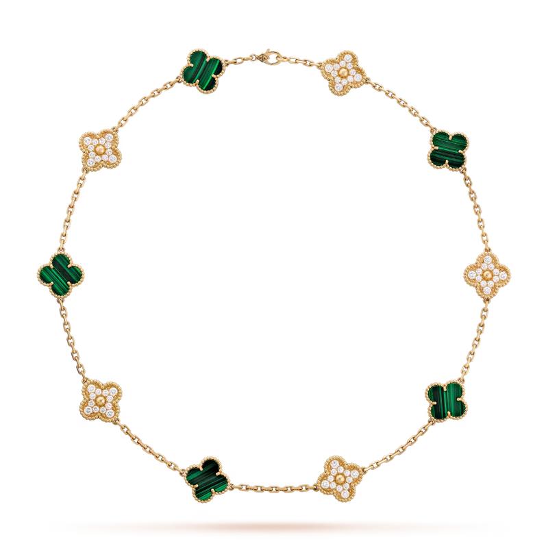 Collier Alhambra vintage, 10 motifs