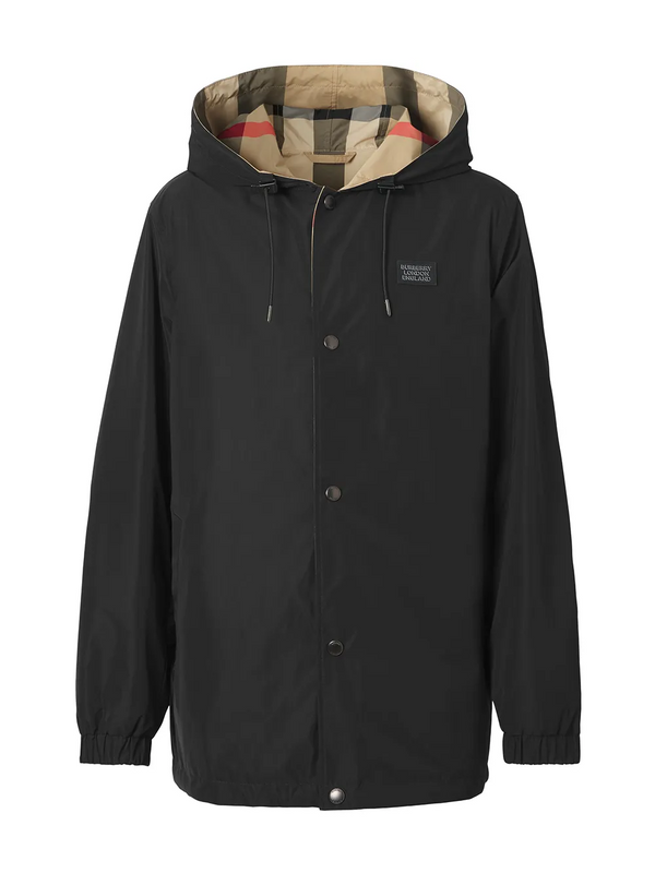 Veste à capuche Burberry à motif à carreaux
