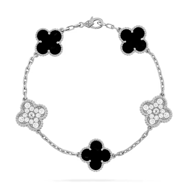 Vintage Alhambra Armband, 5 Motive