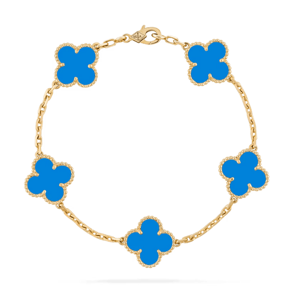 Bracelet Alhambra vintage, 5 motifs