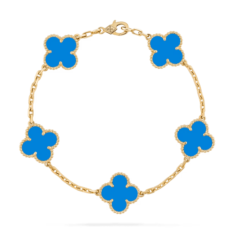 Bracelet Alhambra vintage, 5 motifs
