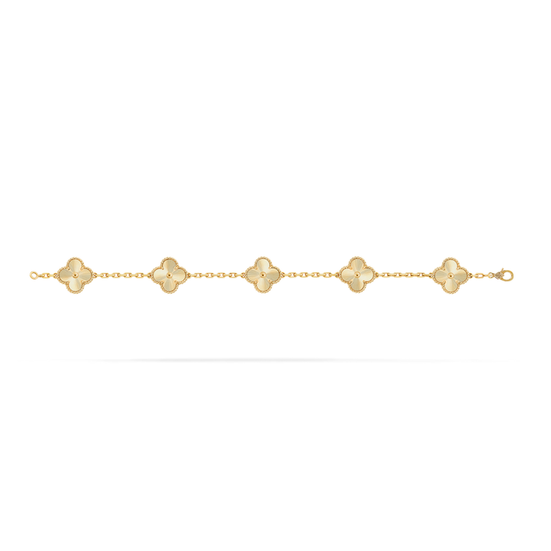 Bracelet Alhambra vintage, 5 motifs