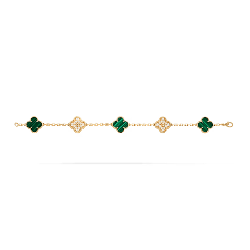 Vintage Alhambra Armband, 5 Motive