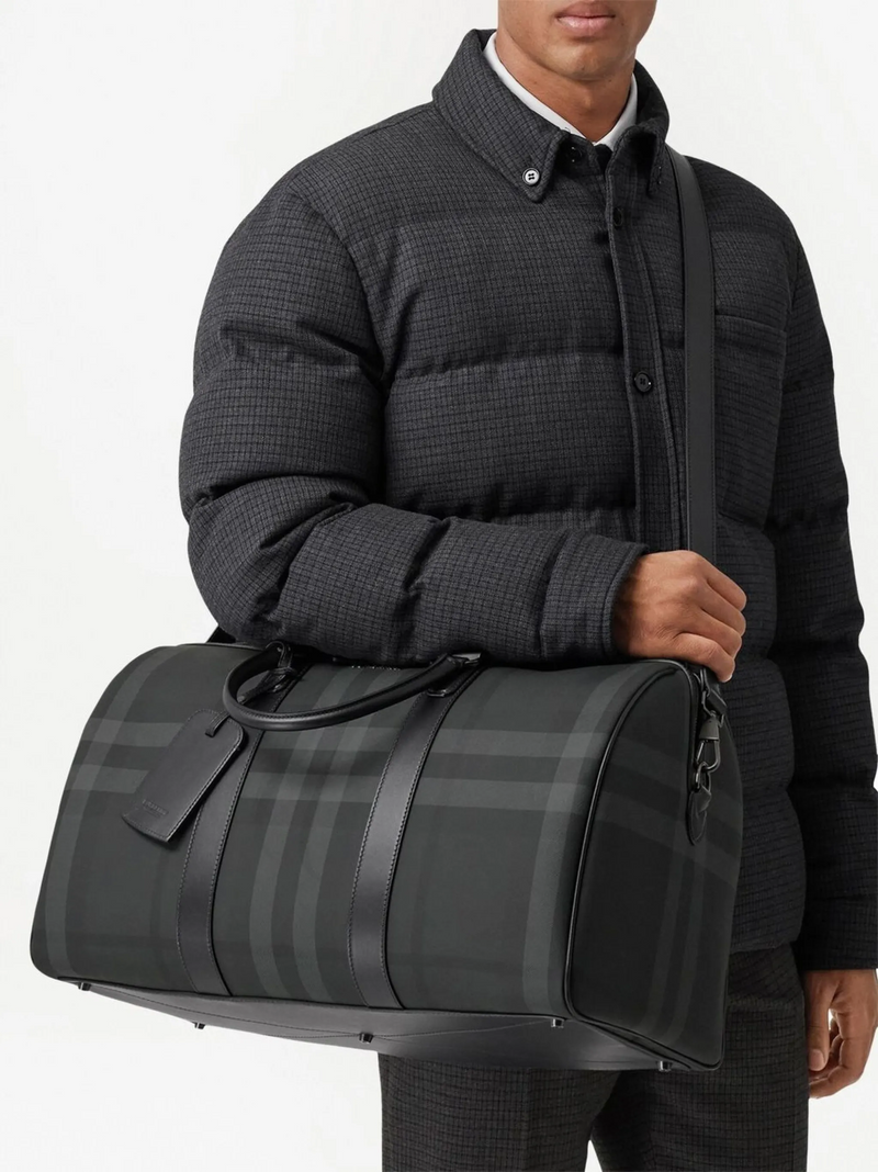 Sac de voyage Burberry à motif à carreaux