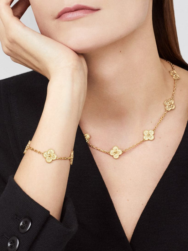 Bracelet Alhambra vintage, 5 motifs