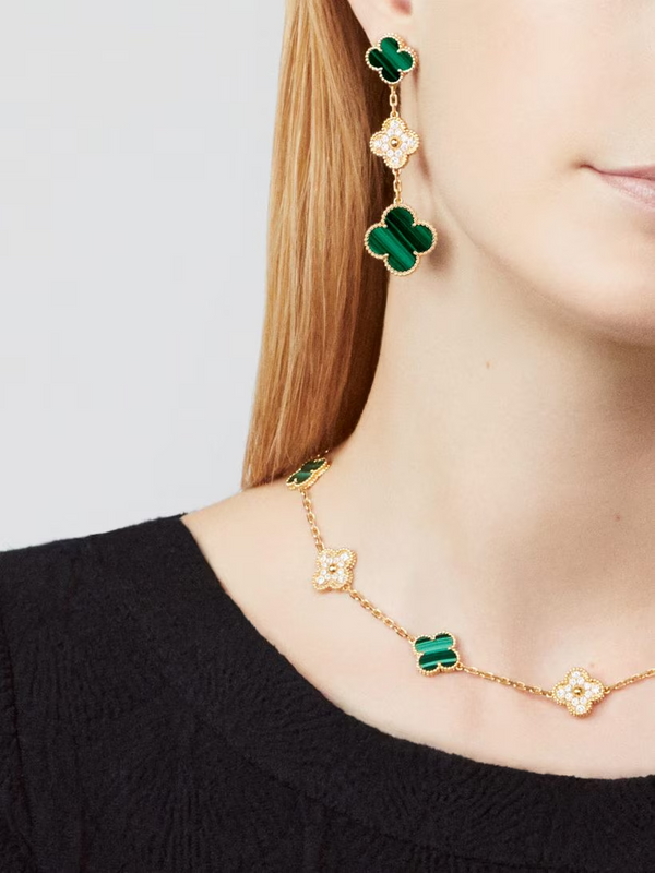 Collier Alhambra vintage, 10 motifs