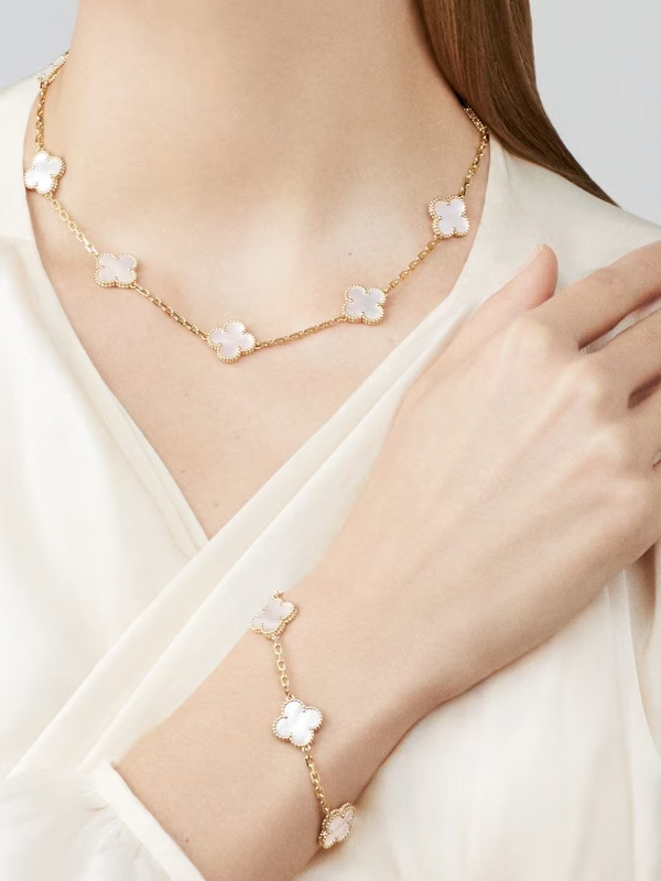 Collier Alhambra vintage, 10 motifs
