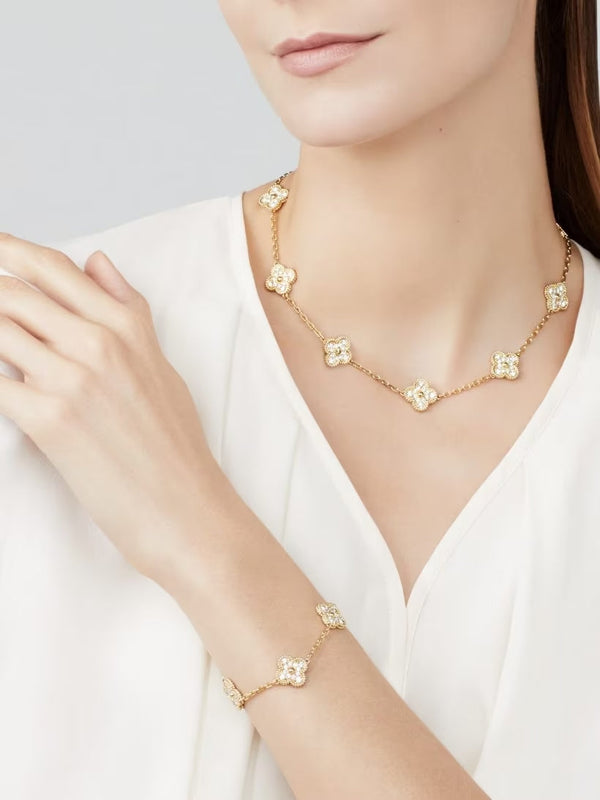 Collier Alhambra vintage, 10 motifs