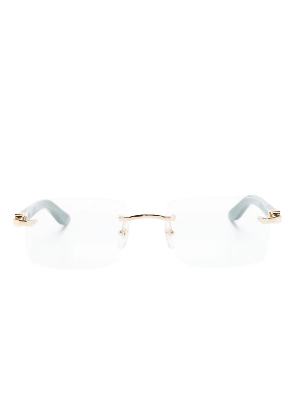 Lunettes géométriques sans monture Cartier Eyewear