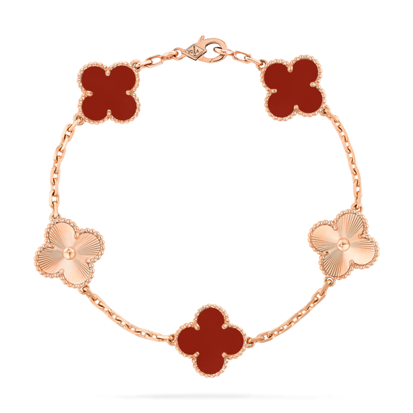 Bracelet Alhambra vintage, 5 motifs