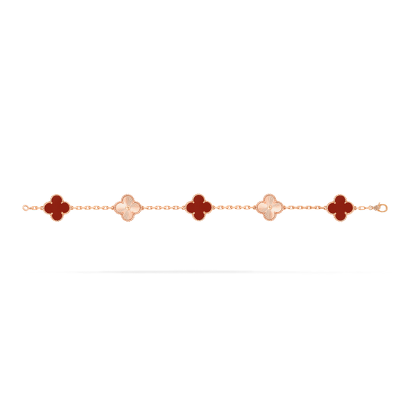Bracelet Alhambra vintage, 5 motifs