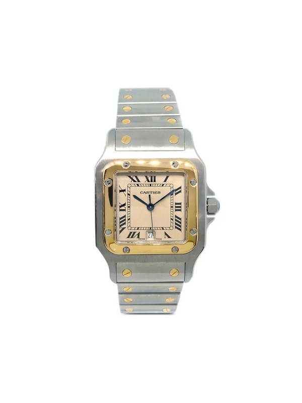 Montre Cartier Santos Galbée LM 42 mm 1980-1990 des archives