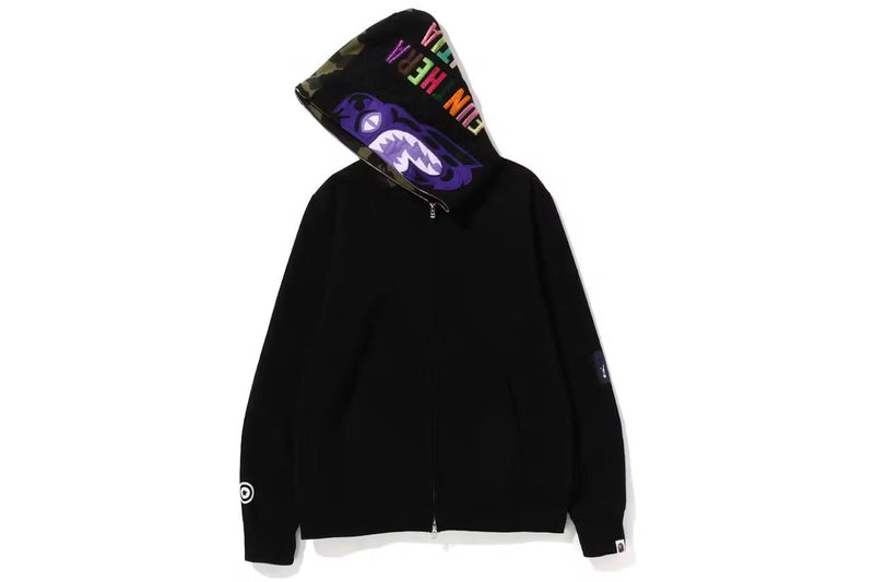 Sweat à capuche zippé BAPE 1St Camo Tiger (SS23)
 Noir