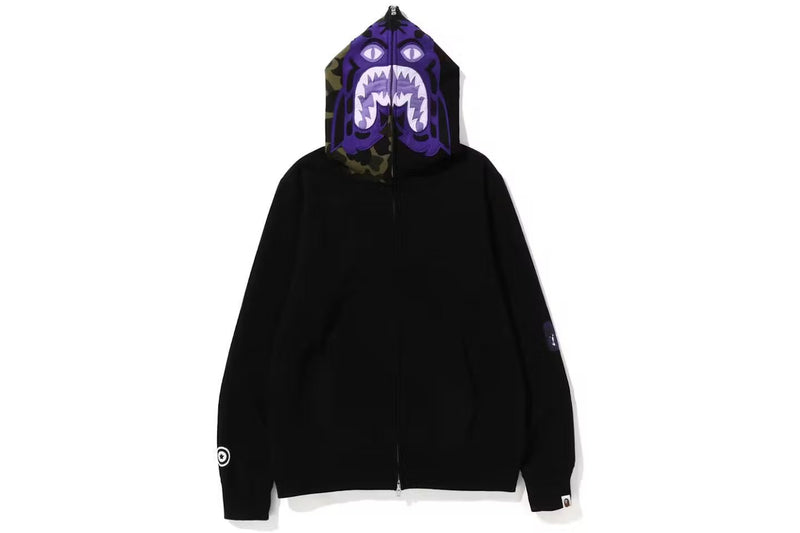 Sweat à capuche zippé BAPE 1St Camo Tiger (SS23)
 Noir