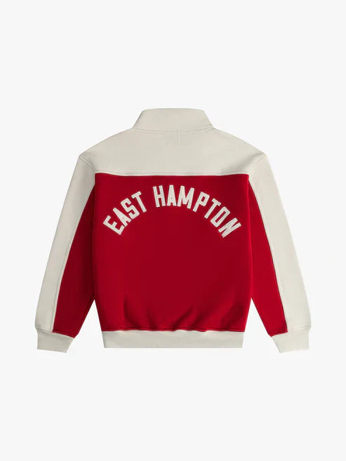 RHUDE CONTRAST QUART-ZIP VARSITY