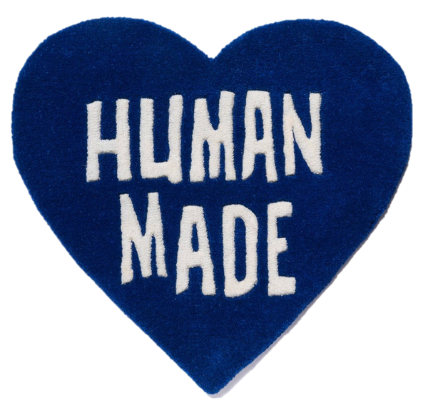 HUMAN MADE HEART RUG BLUE