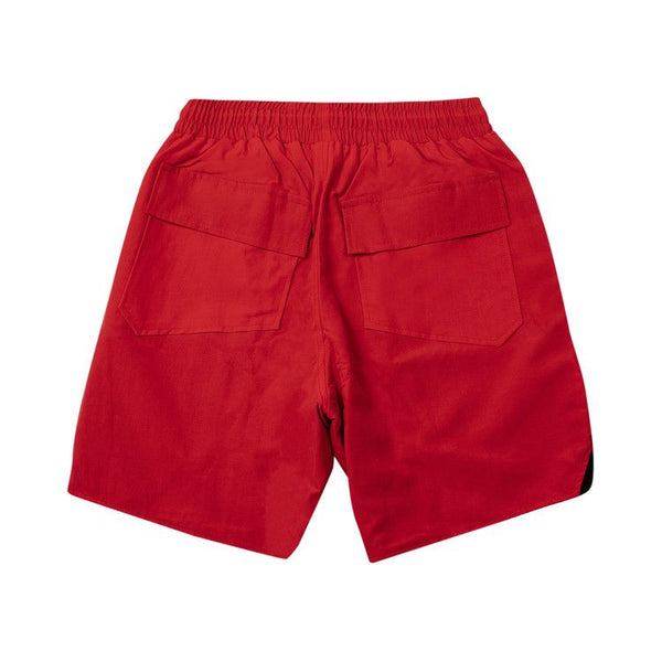 Short avec logo Rhude « Rouge »