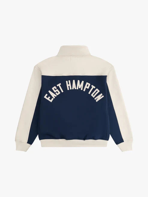 RHUDE CONTRAST QUART-ZIP VARSITY