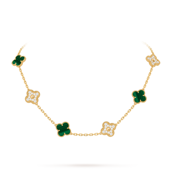 Collier Alhambra vintage, 10 motifs