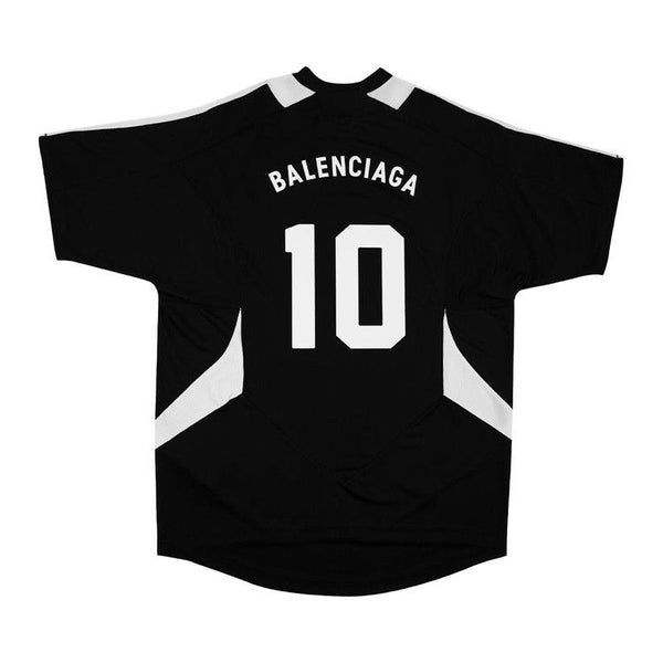 T-shirt de football Balenciaga « Noir/Blanc »