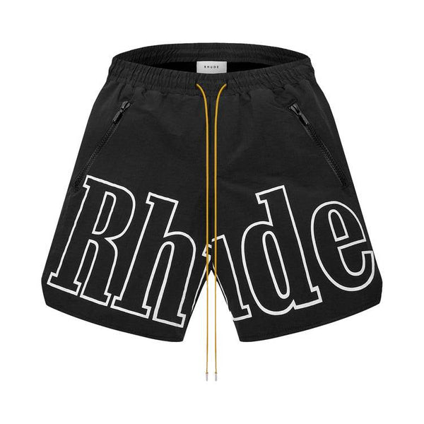 Short avec logo Rhude « Noir »