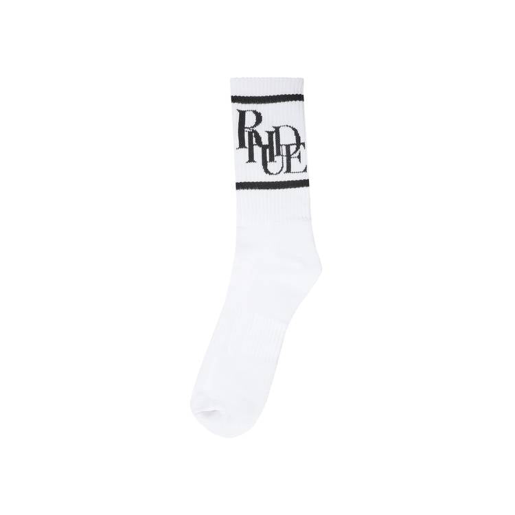 Chaussettes à logo Rhude Scramble « Blanc/Noir »