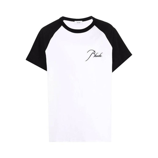 T-shirt raglan Rhude « Blanc/Noir »