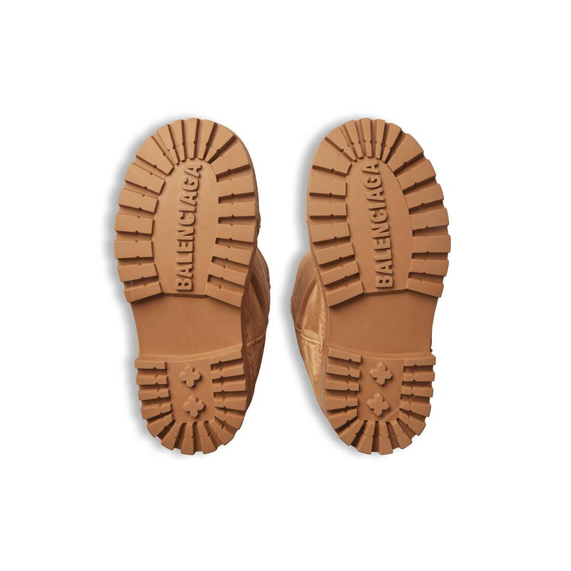 Alaska Fur High Boot for Women in Brown