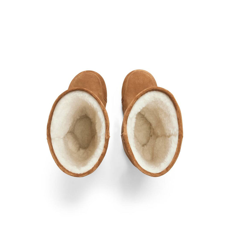 Alaska Fur High Boot for Women in Brown