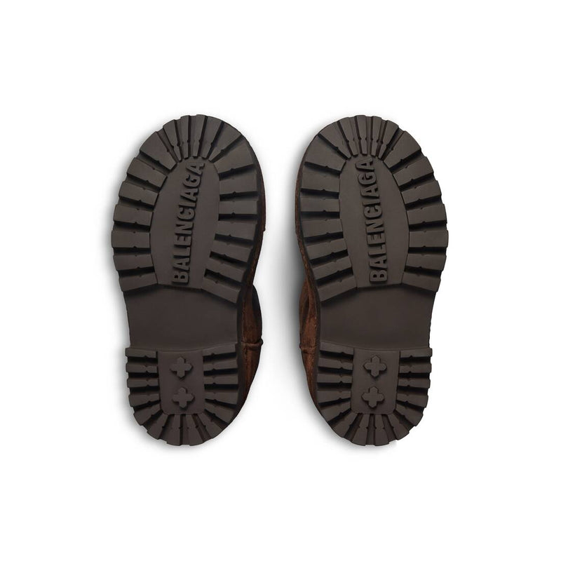 Women's Alaska Fur High Boot in Light Espresso