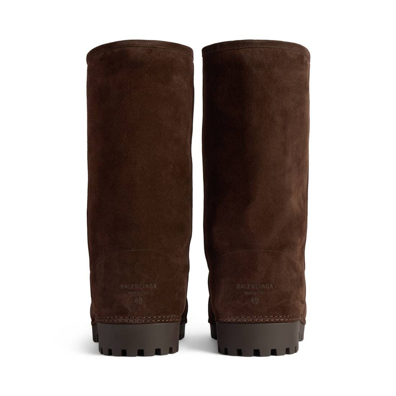 Women's Alaska Fur High Boot in Light Espresso